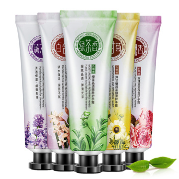 Private label SENANA Flower extract moisturizing whitening hand cream lotion set