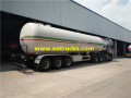 55m3 Tri-axle ASME LPG صهريج مقطورة