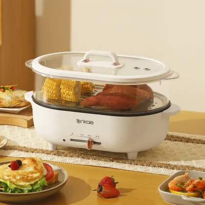 High-Quality 3L Korean Electric Cooking Pot - Multifunctional Home Use Hot Pot