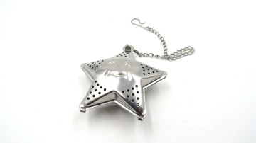 star shape unique stainless steel tea strainer