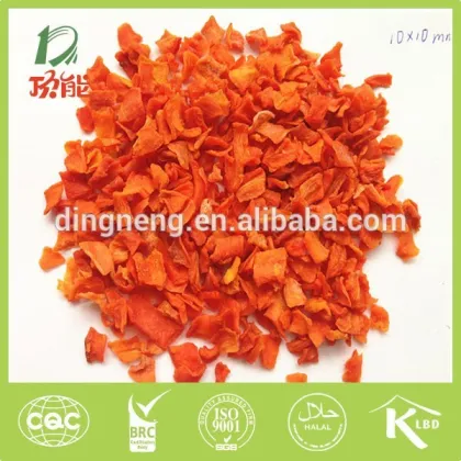 dried carrot 10x10x3 base plant for foods