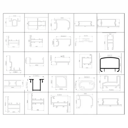 Ethiopia Market Aluminium Profile for Alco-5 system
