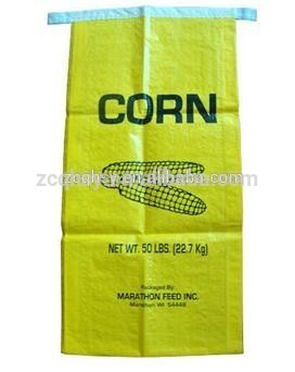 50kg pp woven sack packing flour rice,50kg grain maize corn packing bag