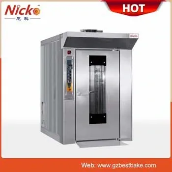 Snack Machine Bakery Equipment Stainless Steel Rotary Rack Oven