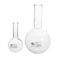 Long narrow neck round glass boiling flask 200ml