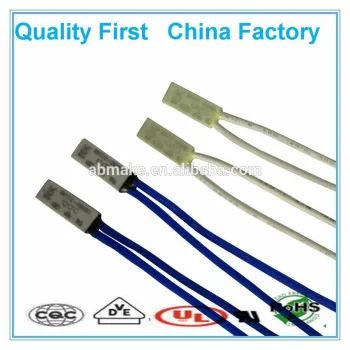 thermostat bimetal switches snap action for motors and chargers