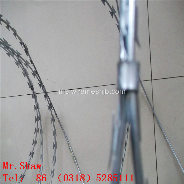 BTO-22 Galvanized Wire Razor For Pencurian Kecurian