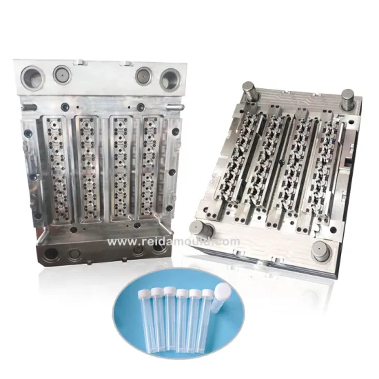 Cryo Vials Mould: Disposable Laboratory Sample Tubes with Graduations and External Screw Caps for Freezing