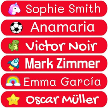 Custom Waterproof Name Stickers