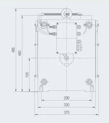Diana series permanent magnet synchronous gearless motor