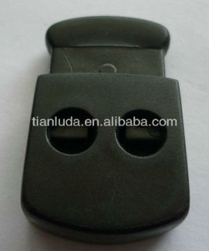 2 holes square shape plastic stopper