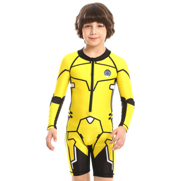 Colorful 2.5mm Neoprene Kids One Piece Back Zip Wetsuit for Beach Diving