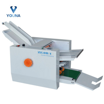 110V/220V ZE-8B/4 Auto Folding Paper Machine - Adjustable Speed Desktop Paper Folder