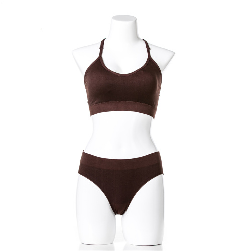 Set di biancheria intima da donna personalizzata senza cuciture color pelle