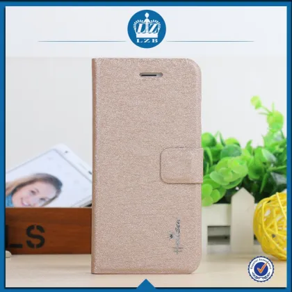 LZB Silk Grain Series Smart Leather Case Cover For ASUS Zenfone 4