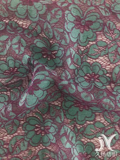 Two Tone Floral Lace with Scallop