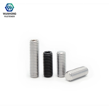 Vis de serrage à tête hexagonale robustes avec extrémités plates