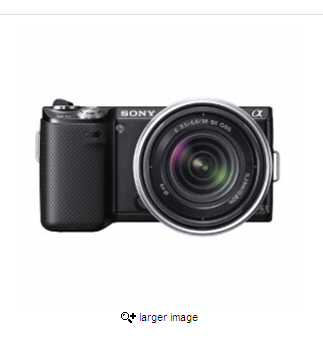 Sony Compact Interchangeable Lens Touchscreen Camera