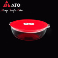 ATO Borosilicate round crisper Glass Lunch Box