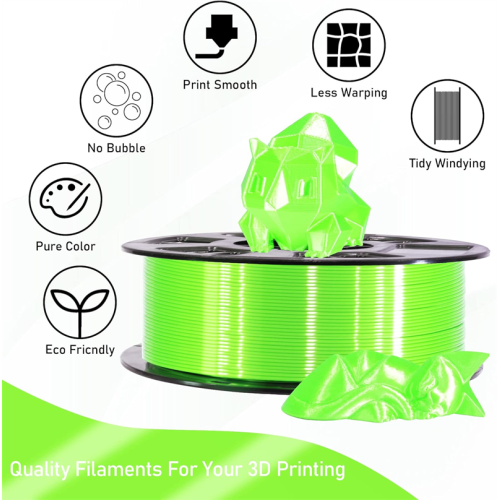 Silk Shiny PLA Filament 1.75mm