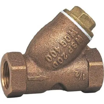 Bronze strainer valve