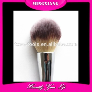 Noble synthetic hair wooden handle single make up brush