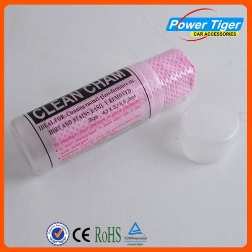 Multifunction PVA synthetic chamois material with Pink color