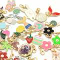 Wholesale Various Zinc Alloy Alloy Enamel Charms Pendants for Necklace Bracelet Jewelry Making