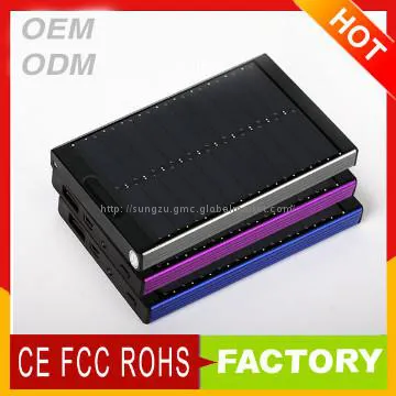 4000mAh high capacity mobile solar charger for mobile phone