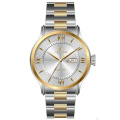 Cadrray Sunray avec Date / Day Men Quartz Steel montre