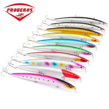 New 18.5cm Minnow Lure, 24.5g, 10 Colors - Sinking Hard Fishing Gear