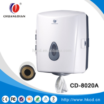 Newly ABS material wall mounted center pull paper towel dispenser CD-8020A