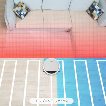 2 in 1 vacuum and mopping robot cleaner