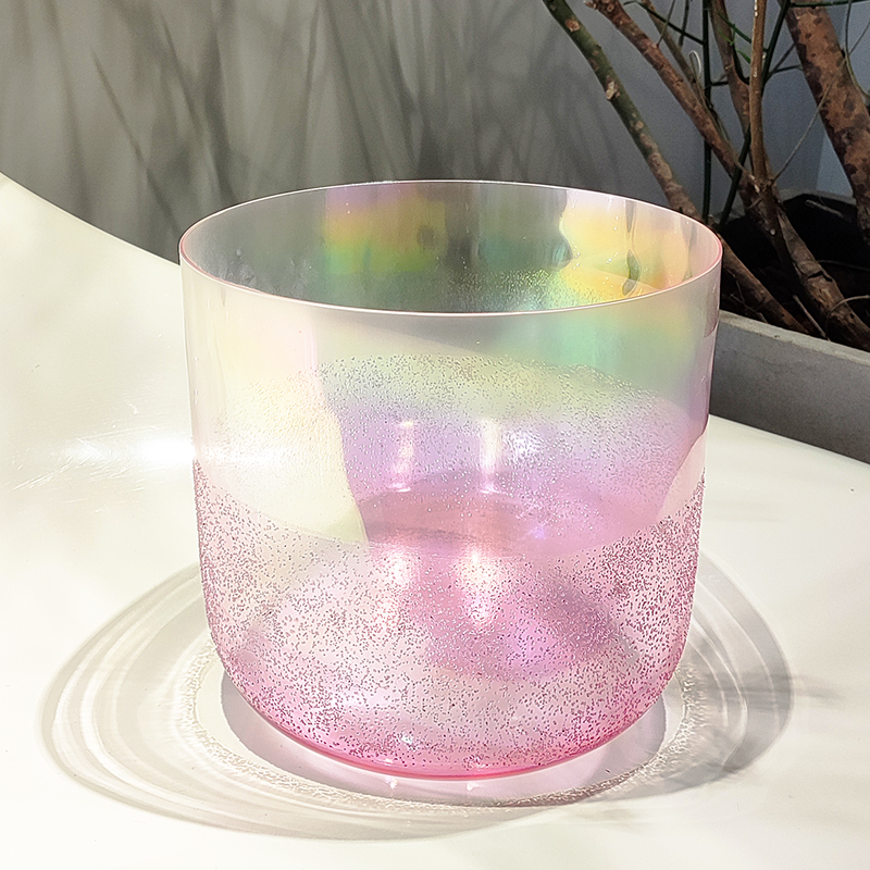 Q're Pink Tourmaline alchemy crystal singing bowl