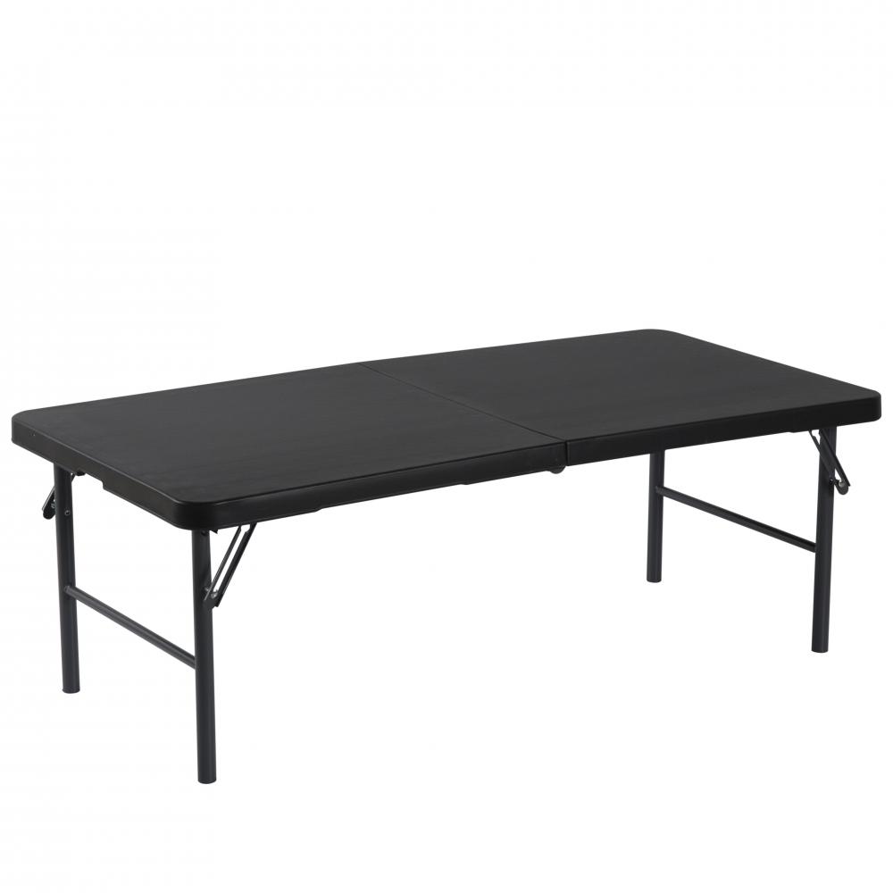 20 "x 48" Klapptisch schwarz zum Essen