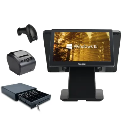 15.6 Inch Aluminum Alloy POS Machine Cashier Equipment