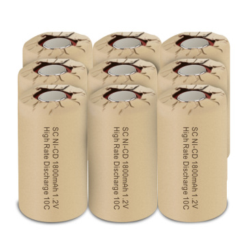 Ni-Cd Rechargeable Batteries 1.2V 1200mAh 1700mAh 2200mAh for Battery Packs