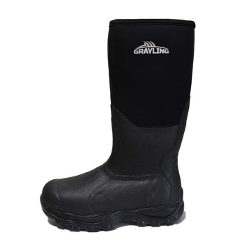 Black Hunting Rain Boots