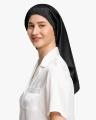 19 Momme Elegant Night Silk Bonnet Haarpflege Zubehör Lange Silky Night Hat Extra Langes Gummiband für Frauen Cur