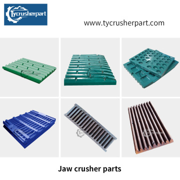 Casting Jaw crusher Tooth Plate For Mining Rock