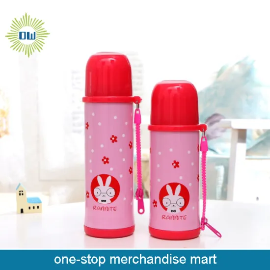 Pink Cute Thermos Bottle for Children