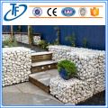 Gabion baskets with welded mesh