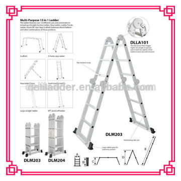 Aluminum Super Aluminum Multi-Position Foldable Ladder,aluminum folding ladder