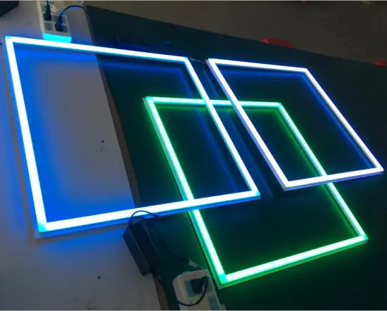 RGB Color Neon Light Frame Wholesale LED Panel Lights 60X60 for Decoration