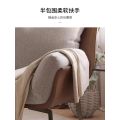 Italian Minimalist Cotton Linen Lounge Chair