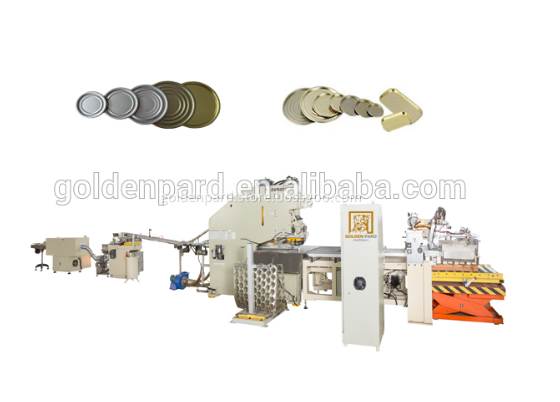 Tin Can Lid Cover Cap Making Machine