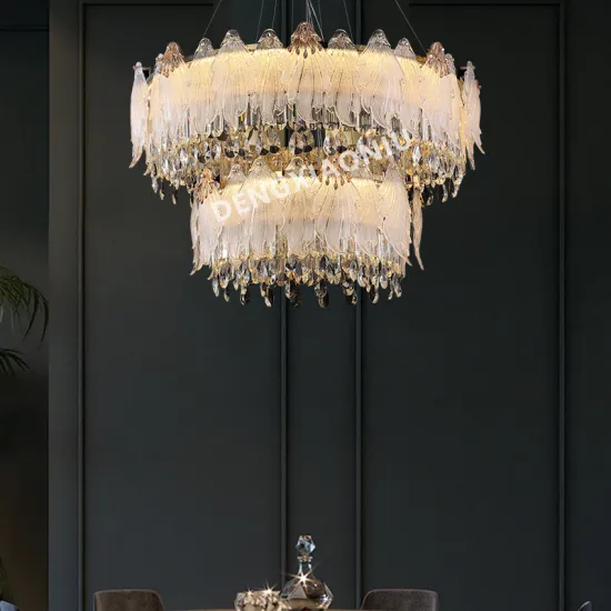 Modern Luxury Gold Crystal Chandelier Pendant Lights for Hotel