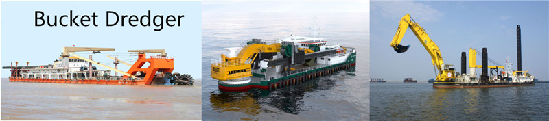 Marine bucket dredger