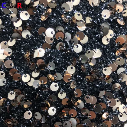 Fabric Manufacturers Velvet Fabric Sequin Spandex Fabric