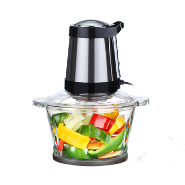 2L All-in-1 Household Kitchen Robot: Stainless Steel Food Processor with Mincer, Grinder, and Electric Meat Chopper